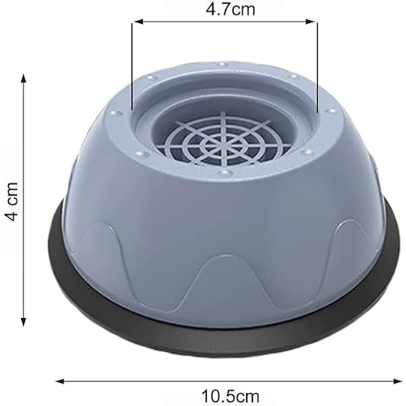 TystFötter™ – Vibrationsdæmpende Fødder til Vaskemaskine & Tørretumbler