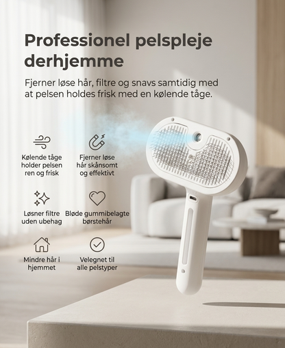 Nord Paws® Steami Pro | Professionel Pelspleje Børste til Kæledyr