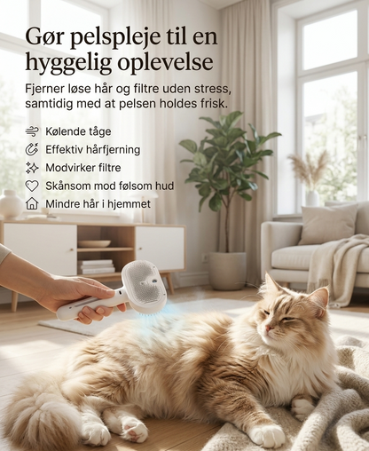 Nord Paws® Steami Pro | Professionel Pelspleje Børste til Kæledyr