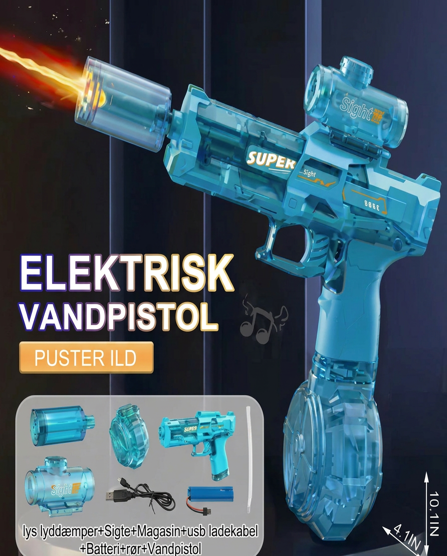 AquaBlock Pro Vandpistol - Uforglemmelig sommer