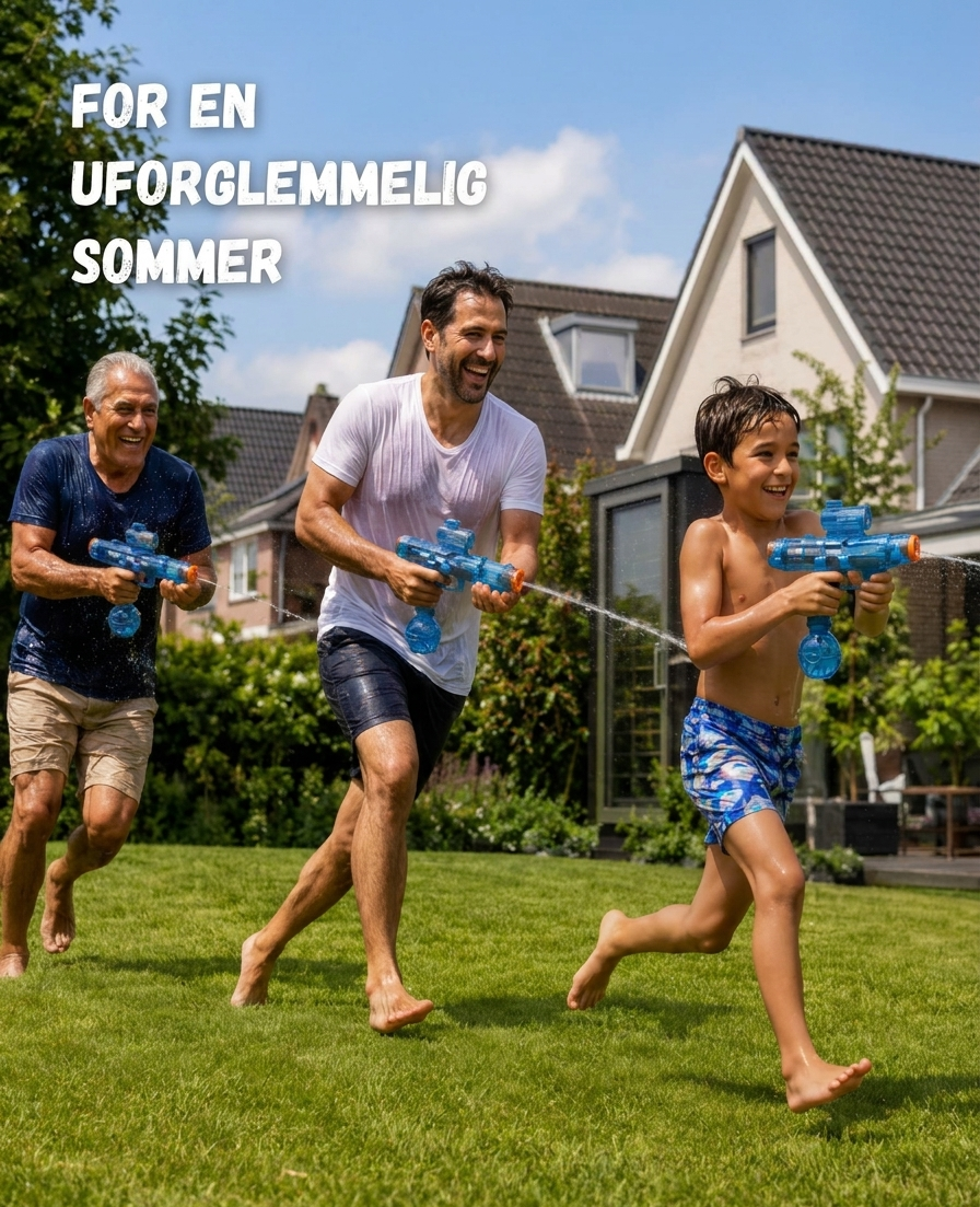 AquaBlock Pro Vandpistol - Uforglemmelig sommer