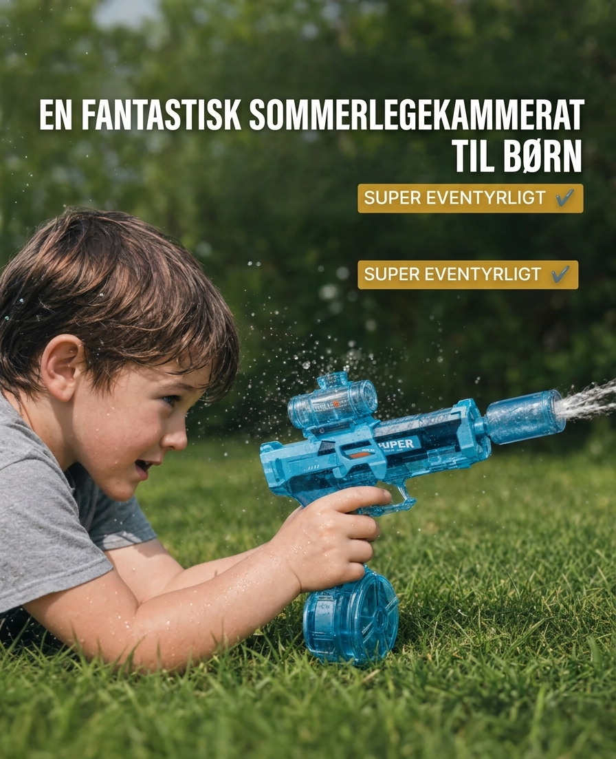 AquaBlock Pro Vandpistol - Uforglemmelig sommer