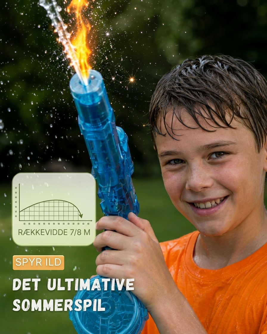 AquaBlock Pro Vandpistol - Uforglemmelig sommer