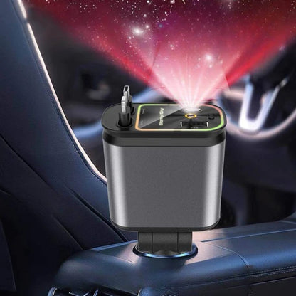 AutoCharge™ 120W | 4-i-1 Oplader, Super Hurtig, RGB Stjernehimmel!
