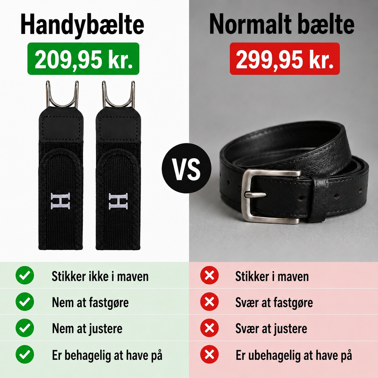 HandyBelt® - Gesplejset Bælte
