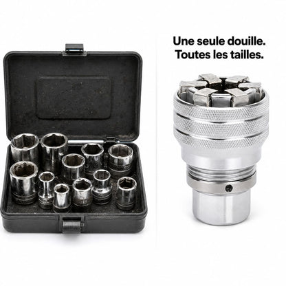 SmartGrip™ | Universalnøgle 10-19mm - Justerer Sig Automatisk til Enhver Møtrik
