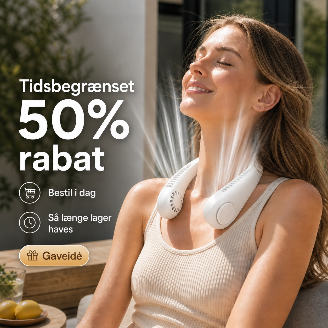 NekFan™ - Bærbar Halsventilator