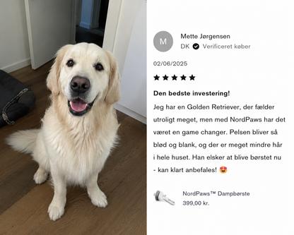 Nord Paws® Steami Pro | Professionel Pelspleje Børste til Kæledyr