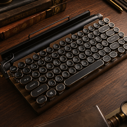 TypeSoul Retro Tastatur – Nostalgisk skrivning med klasse