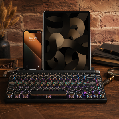 TypeSoul Retro Tastatur – Nostalgisk skrivning med klasse