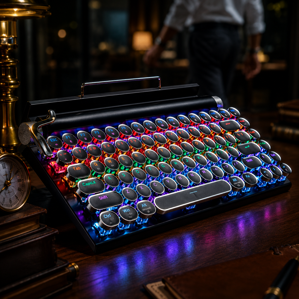 TypeSoul Retro Tastatur – Nostalgisk skrivning med klasse