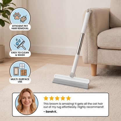 Silicone Pet Hair Remover Broom