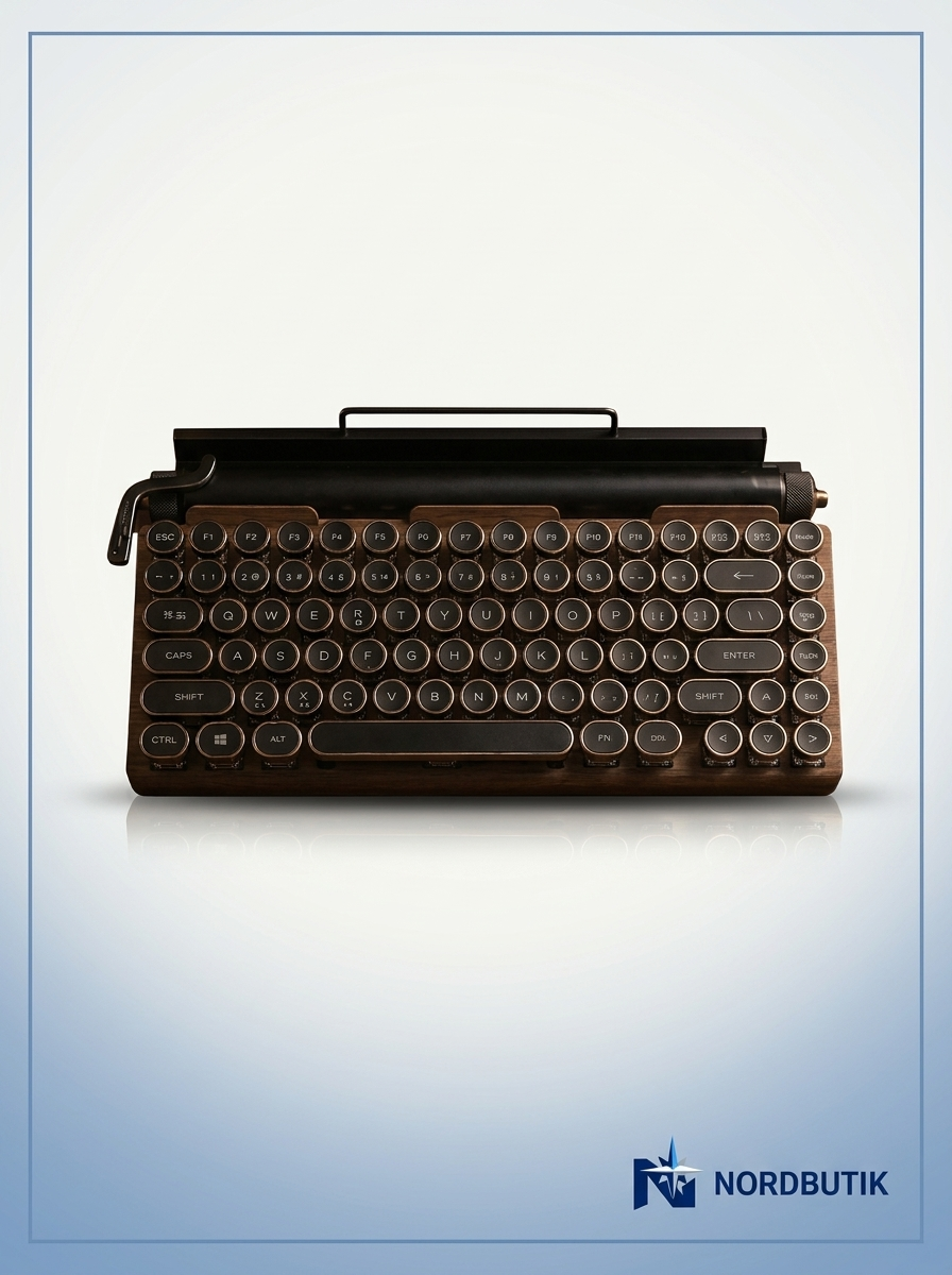 TypeSoul Retro Tastatur – Nostalgisk skrivning med klasse
