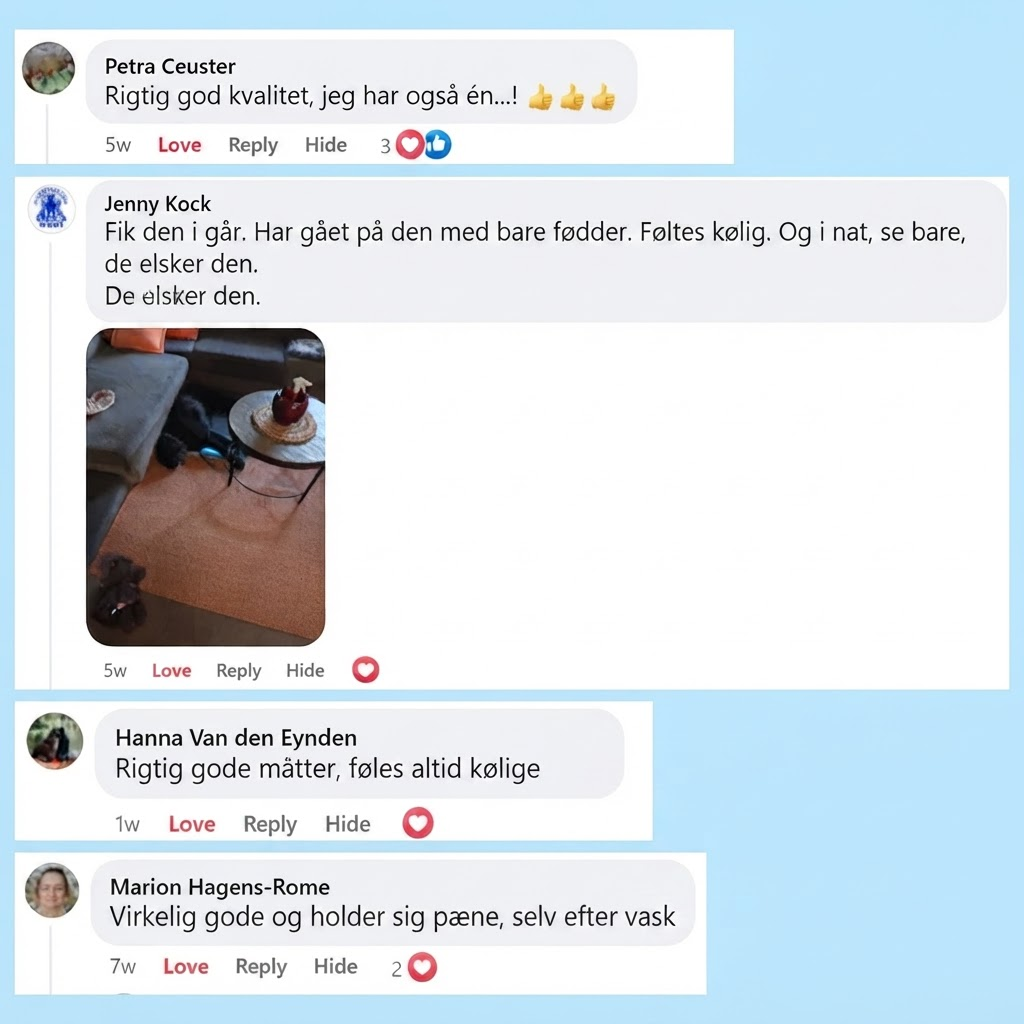CharmPaws® IcyNap - Selvafkølende Liggeunderlag til Kæledyr