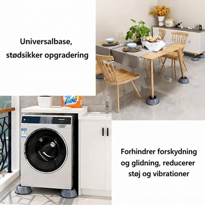 TystFötter™ – Vibrationsdæmpende Fødder til Vaskemaskine & Tørretumbler