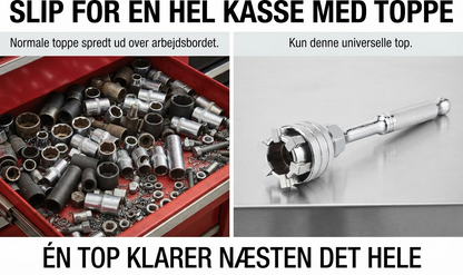 SmartGrip™ | Universalnøgle 10-19mm - Justerer Sig Automatisk til Enhver Møtrik
