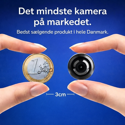 NordCam - 360 Mini Sikkerhedskamera Full HD 4K UltraVision™ ✅