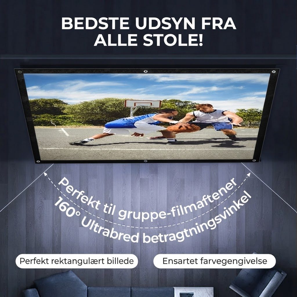 NordScreen™ – Projektorlærred til NordProjektor Prime