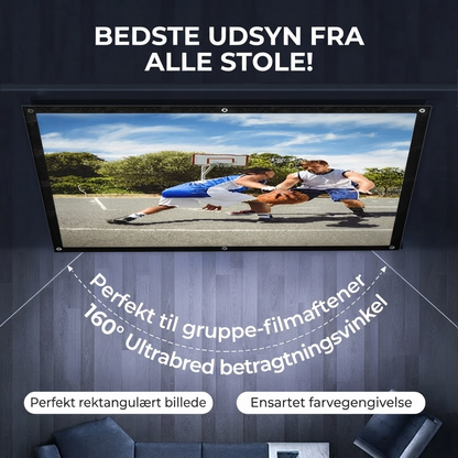 NordScreen™ – Projektorlærred til NordProjektor Prime