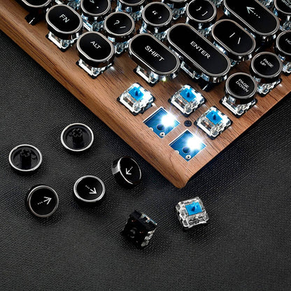 TypeSoul Retro Tastatur – Nostalgisk skrivning med klasse