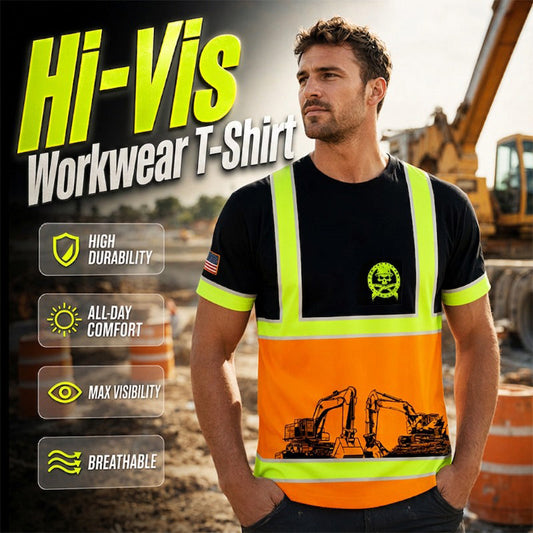 ✨👷Advarselsskjorte med høj synlighed