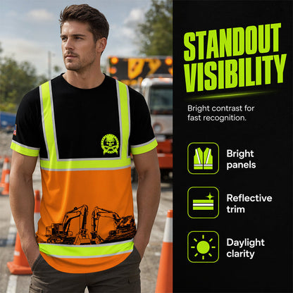 ✨👷Advarselsskjorte med høj synlighed