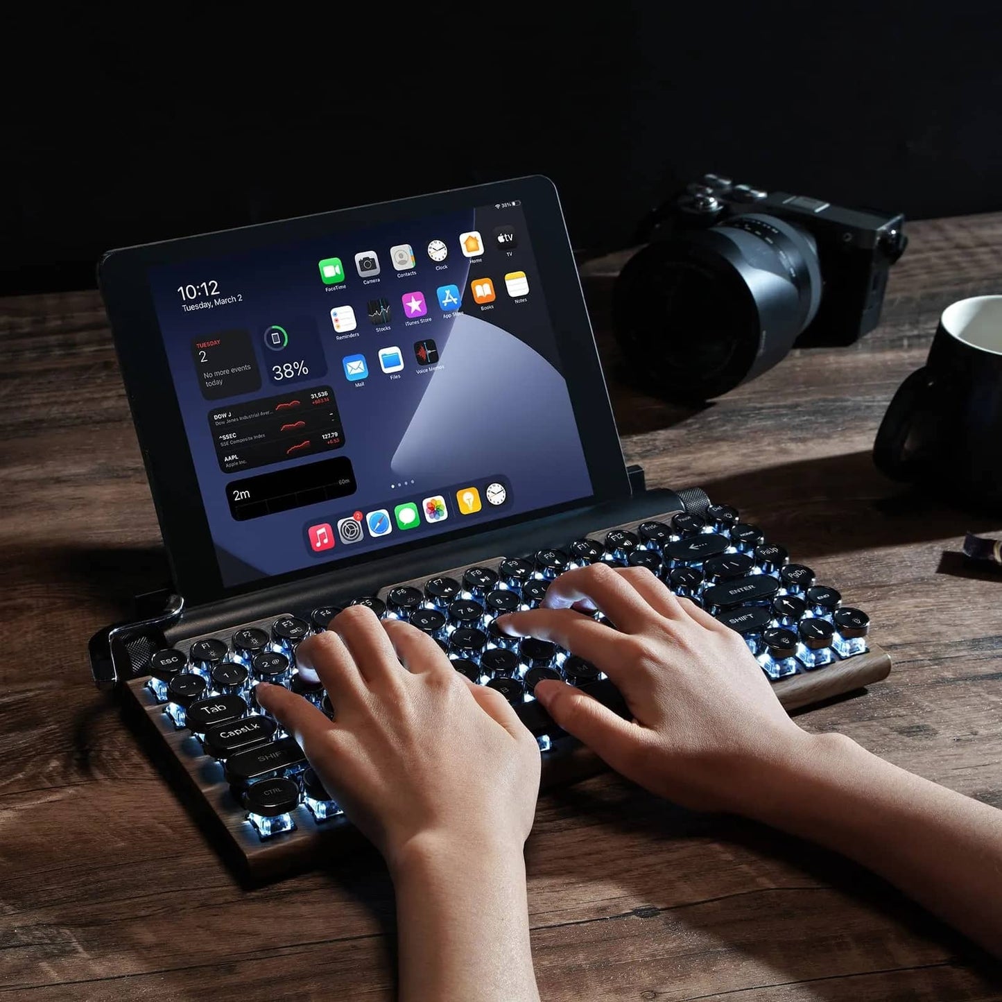 TypeSoul Retro Tastatur – Nostalgisk skrivning med klasse